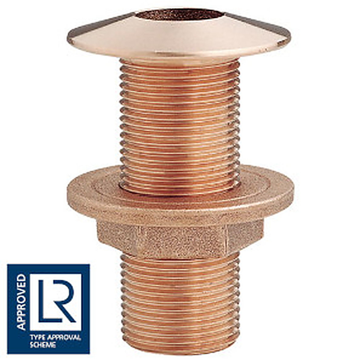 BRONZENE RUMPFDURCHFÜHRUNG FLACH 2 1/2"